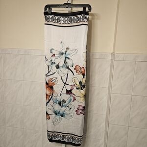 CHICO'S Floral Patterned Scarf